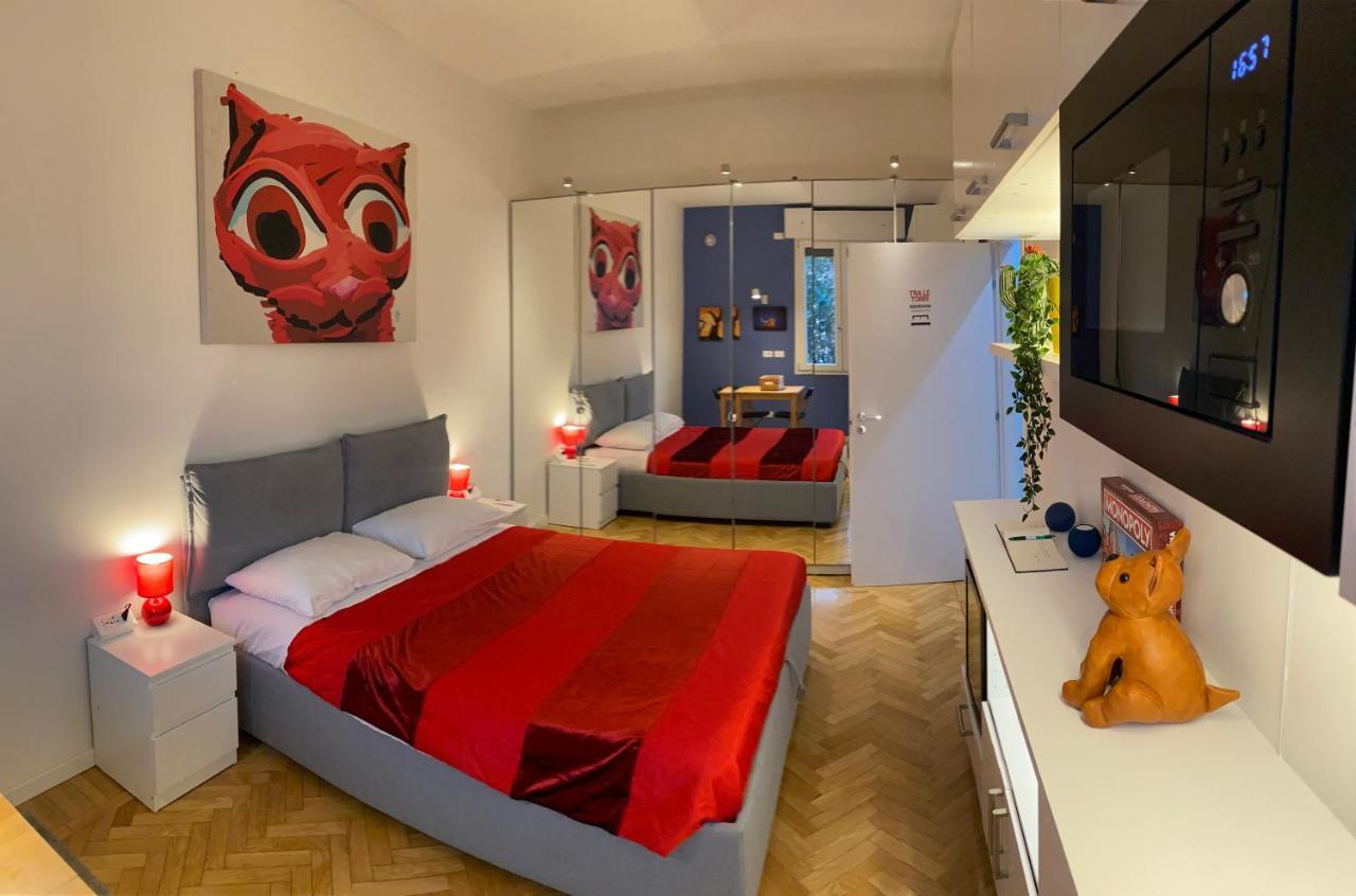 بولونيا Tra Le Torri B&B - Ampia Stanza Privata In Appartamento Con Bagno Privato Accessibile Da Corridoio المظهر الخارجي الصورة